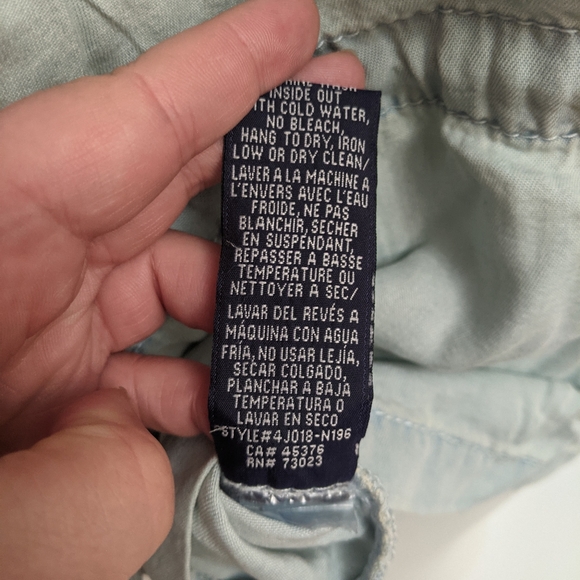 💎 Liquid Jeans Blue Jacket Vest Size M - Picture 5 of 9